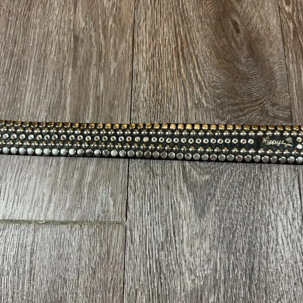 Women’s Vintage 80's belt KIPPY’S EAGLE Rhinestones Runway 1980’S Medium